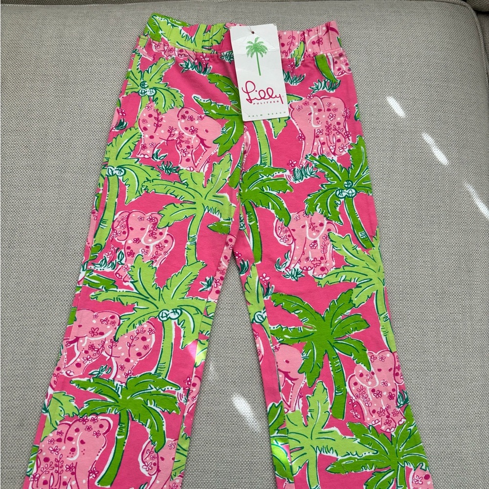 Lilly Pulitzer Girls white Label NWT size 4 Boot Legging.